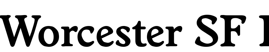 Worcester SF Bold Font Download Free